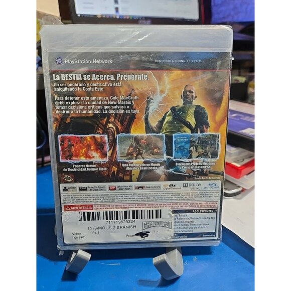 inFamous 2 (Spanish) Version PS3 SEALED NIB - Picture 4 of 5